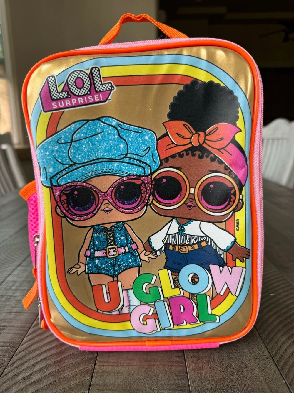 L.O.L. Surprise! Kids Golden Hour U Glow Girl Insulated Lunch Box/Bag Snack Tote